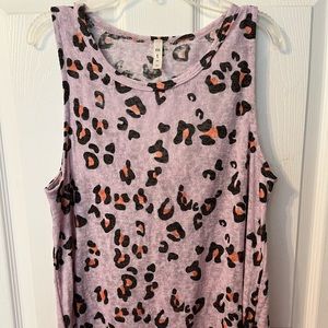 Women’s MTS animal print sleeveless top